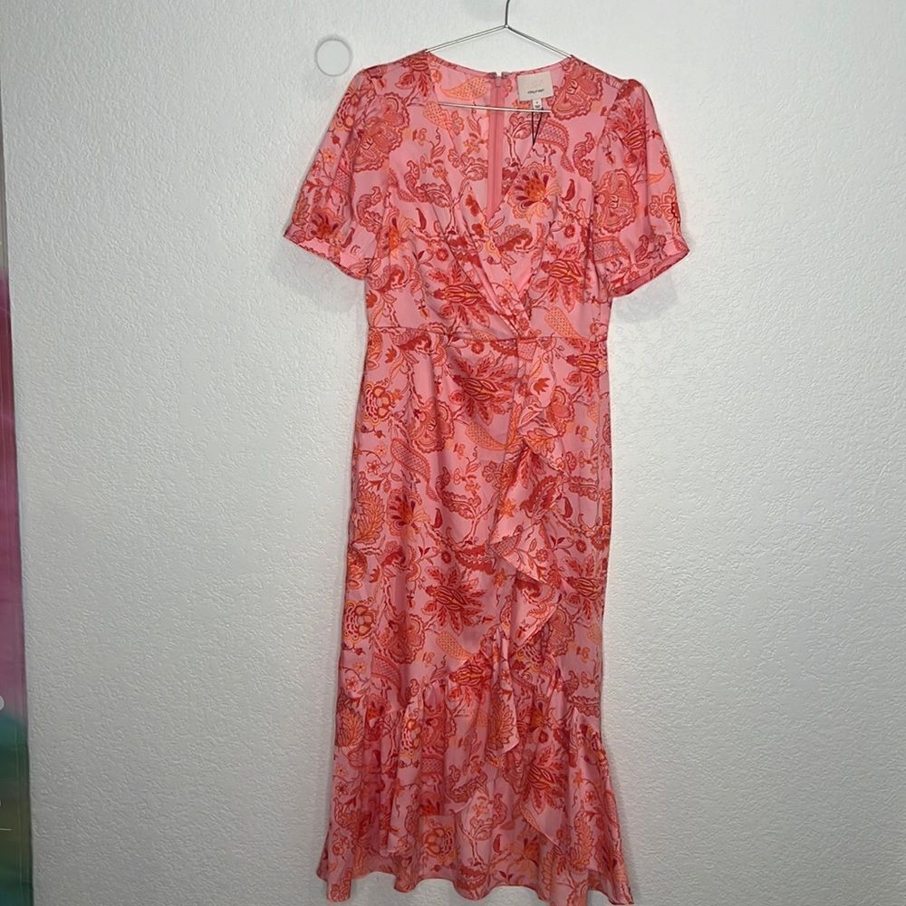 NWT Cinq a Sept Kay Midi Dress Size 4 - Picture 2 of 16